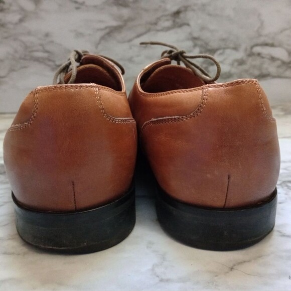 Aston Grey Pinnacle Genuine Leather Toffee Color Dress Shoe Size 9.5 - Picture 10 of 13